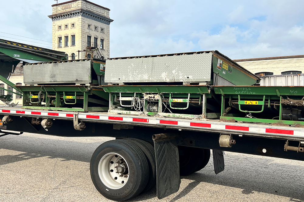 Used Kelly FX Air Powered Dock Leveler American Surplus